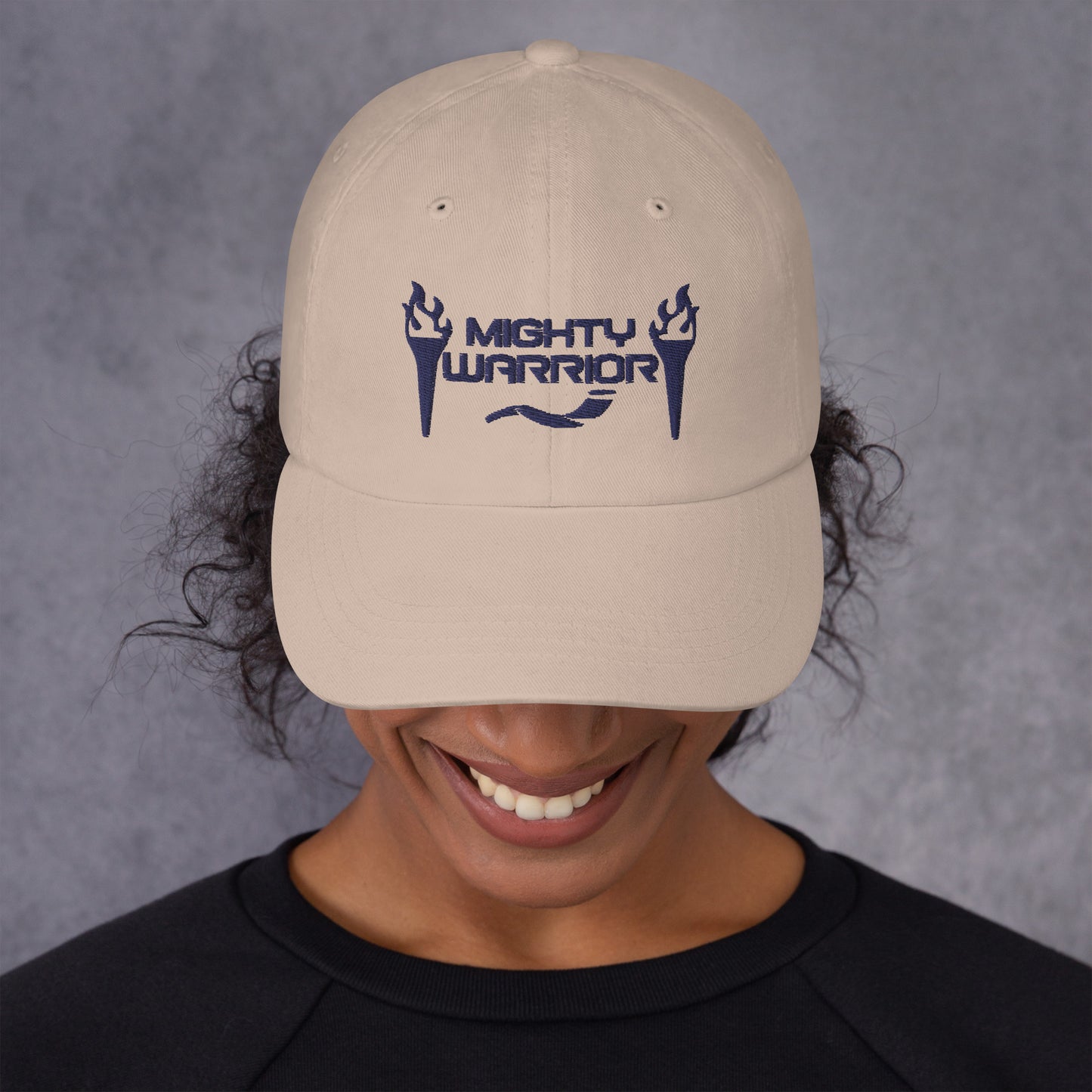 Mighty Warrior Hat - dark logo