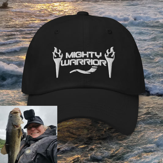 Mighty Warrior Hat - light logo